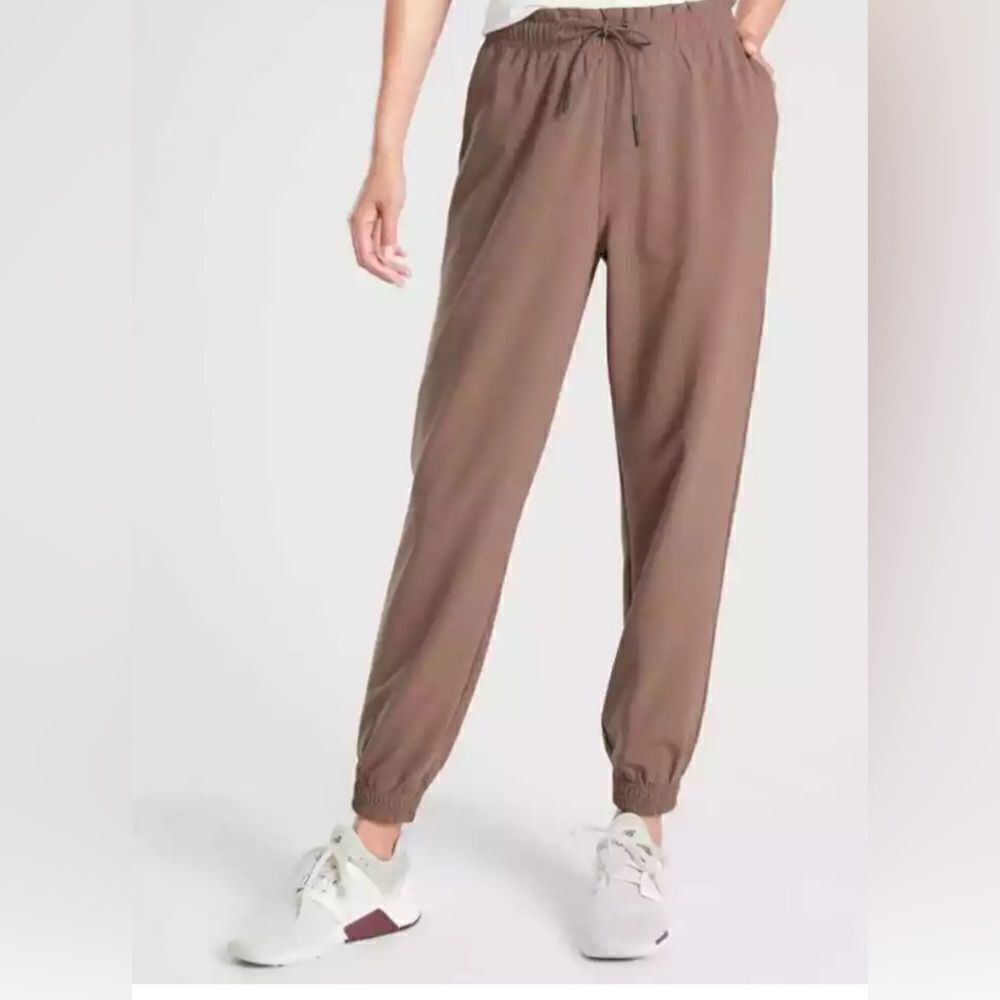Athleta Metropolis Jogger Primatwill Mineral Brown Size 12